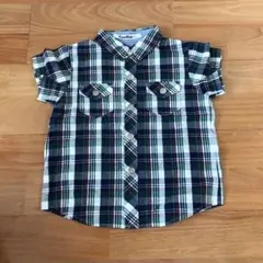 半袖シャツ チェックシャツ 90 ファミリア