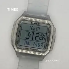 稼働 TIMEX BEAMSコラボ INDIGLO スケルトン デジタル 腕時計 - メルカリ
