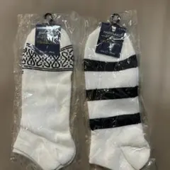 HARUSAKU ストライプソックス 2足セット 27-29cm