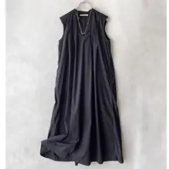 美品✨️ヌキテパ ノースリーブ ビーズ刺繍 チュニック ギャザー A 