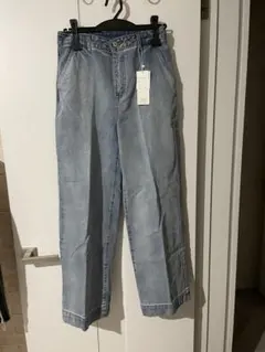 Pierrotライトブルー デニムパンツ Lサイズ