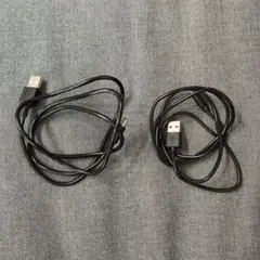 USBケーブル 約1.0m 2本セット (USB-A to USB-C)