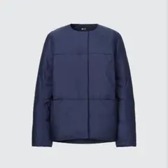 ユニクロCライトダウン ノーカラーM【美品】