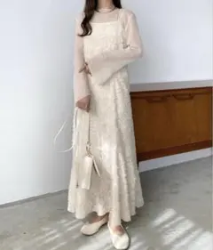 callautia ジャガードキャミワンピース　Mサイズ