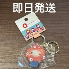 万博EXPO2025 サンリオ ミャクミャクキーホルダー　キティ　クリアカラー