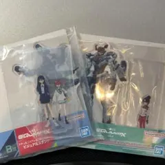 【未使用】ガンダム　ジークアクス　ビジュアルスタンドセット