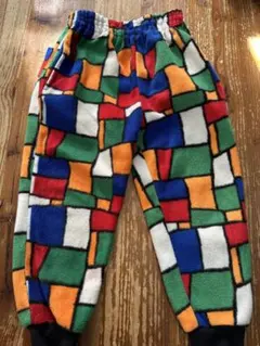 MARKEY’S カラフルブロック模様 ロングパンツ 110