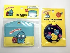 ハンギョドン　缶バッジ風ミラー IDケース 2点セット サンリオ 新品未開封