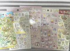 サンリオキャラクターズ　箔押しシール・ホログラムシール5点セット