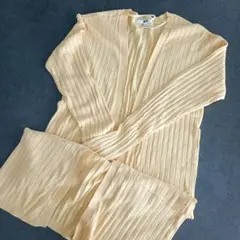 Sサイズ　UNIQLO リブロングカーディガン　ポケット付き