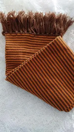 マフラー（ニット)ストライプ