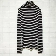 ユニクロ (M)　エクストラファインメリノ リブ タートルネックセーター
