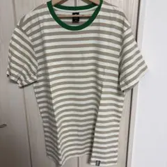 G-STAR RAW ストライプ Tシャツ L ベージュ/グリーン