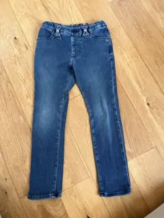 ミキハウスリボン付きデニムパンツ 110センチ