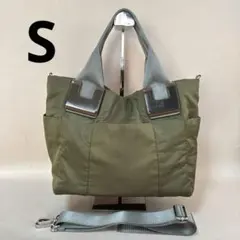 イアパピヨネ 《ポケット8個/ショルダー付き》樹脂パーツトートバッグ Sサイズ