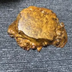 自然木製 花瓶台 玉杢木目美品