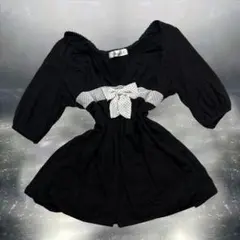 00s ドット　リボン　フェアリーグランジ　ダークコア　ダークコケット　ゴスロリ