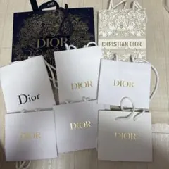 Dior ロゴ入り紙袋 7枚セット