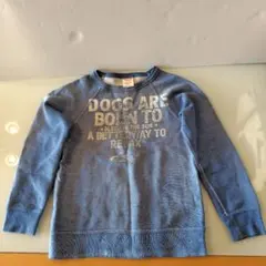 デニムダンガリースヌーピー トレーナ★DENIM DUNGAREE　１３０cm
