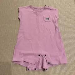 THE NORTH FACE ピンクロンパース 70cm