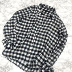 【美品】ZARA BASIC ザラ　トップス　春夏　チェックシャツのサムネイル