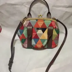 pavots　パヴォ　がま口ショルダーバッグ　ハンドバッグ