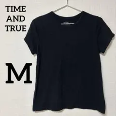 Tシャツ ブラック 【M】半袖Tシャツ シンプル 無地 ヴィンテージ 古着