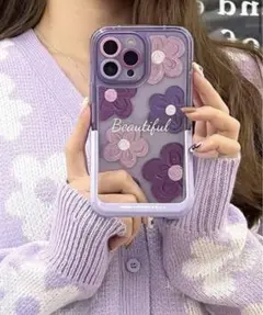 iPhoneケース13ProMax 花柄