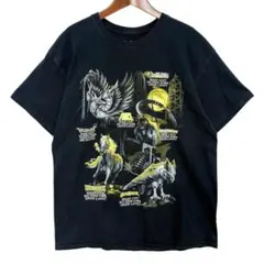 cedar point 遊園地 プリント Tシャツ ブラック L 海外古着