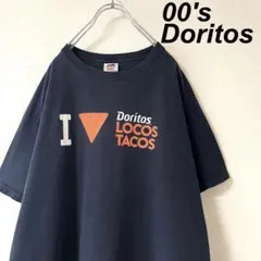 古着 00's ドリトス お菓子 企業 Tシャツ 黒 フルーツオブザルーム