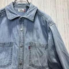 T*i様 Levi's 古着　長袖　デニムシャツ M ブルー