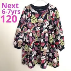 next クリスマス　ワンピース　120 トレーナー　裏起毛