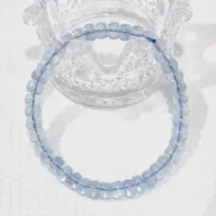 春セール10%オフ！【高品質】ブルートパーズ樽型ブレスレット　加熱なし☆