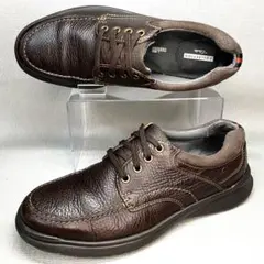 【美品】Clarks 27㌢クラークス Uチップ　ダークブラウン　シボ革のサムネイル