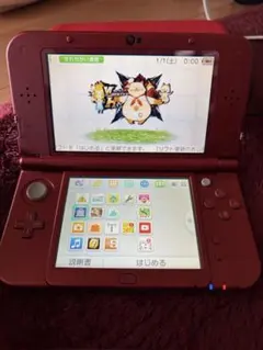Newニンテンドー3DS LL メタリックレッド　ケースあり