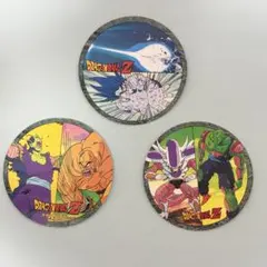 ドラゴンボールZ キャラカーン 丸型カード 3枚セット - メルカリ