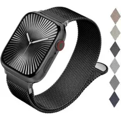 Apple Watch ミラネーゼループ バンド 38~41mm対応 ブラック