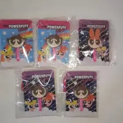 タイトー限定 パワー パフガールズ 棒付き フェイスチャーム まとめ売り