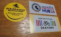 KEMEKO KICHU CYCLE FES HARE IRO ステッカー
