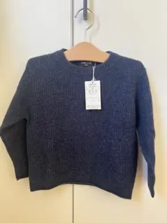 COMME CA ISM ネイビー セーター 110A