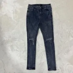 Bershka Denim スーパースキニーフィット ダメージ加工 38のサムネイル