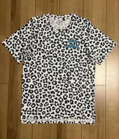 JINGER × RUNHOLIC レオパード柄 Tシャツ