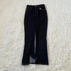 セリーヌ♡ブーツカットブラックデニム25 セリーヌ♡ブーツカットブラックデニム25