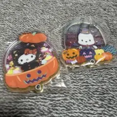 ハローキティ ポチャッコ ◆ シークレットカスタムアクリルチャーム ハロウィーン