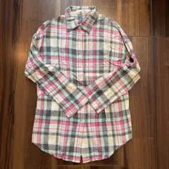 チェックシャツ 薄手
