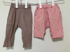 GU サマナルパンツ 10分丈7分丈 90cm 2枚セット