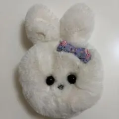 ウサギ型ふわふわポーチ