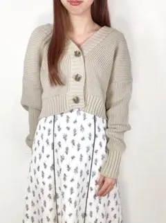 FRAY I.D クロップドカーディガン