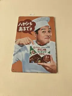 ハウス食品 オリエンタルクッキングハヤシ ブリキ看板 レトロ