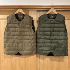 ワークマン 洗えるフュージョンダウンライトベスト 2色セット Lサイズ